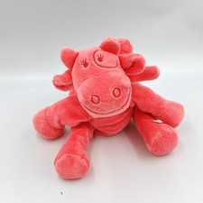 Doudou vache rose fushia