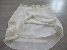 Jupe tailleur blanche taille