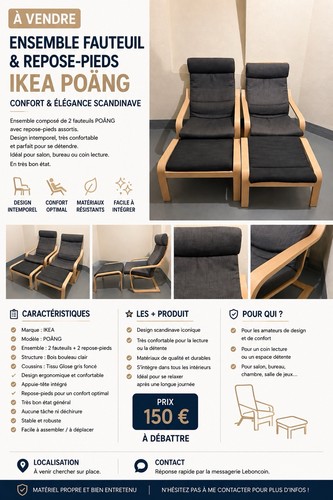 Ikea poäng lot fauteuils - ikea,