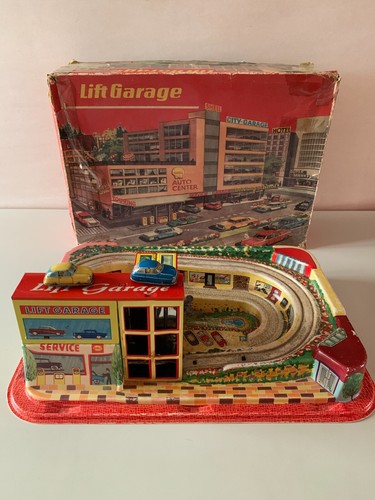Jouet vintage lift garage - vintage,