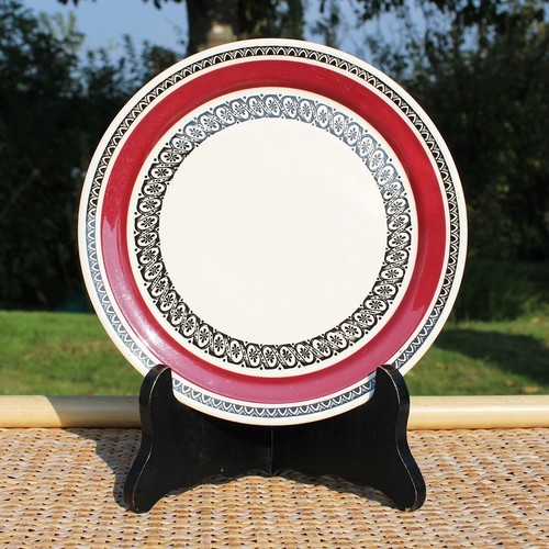 Assiette desserte en - à,