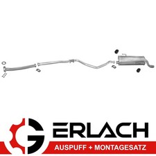 Pot d'échappement pour Peugeot 206 1.4i hayon incliné 2005-2009 échappement 327