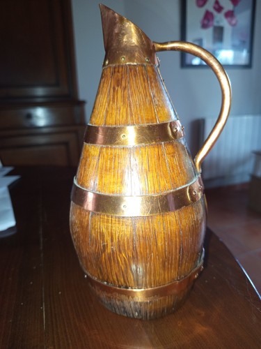 Ancien pichet tonnelet - ancien,