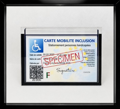 Porte carte handicapé fond - carte,
