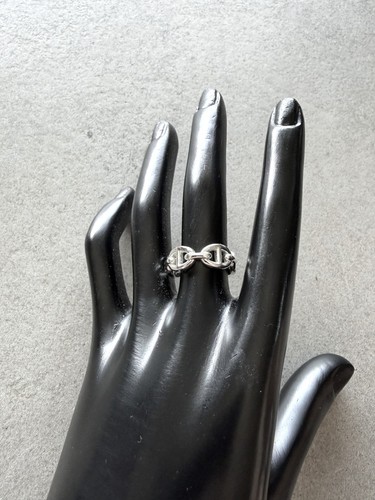 Bague hermes neuve argent - en,
