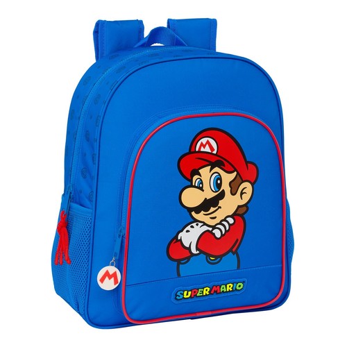 Cartable super mario play bleu - cartable,
