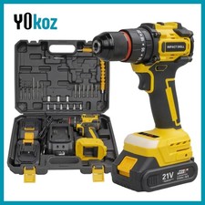 ✅ Perceuse à Percussion Sans Balais 21V – 45N.m + 1 Batterie et chargeur