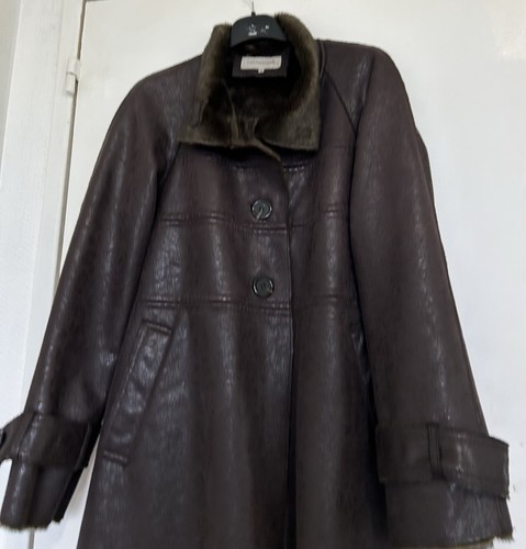 Manteau daim fourrure - daim,