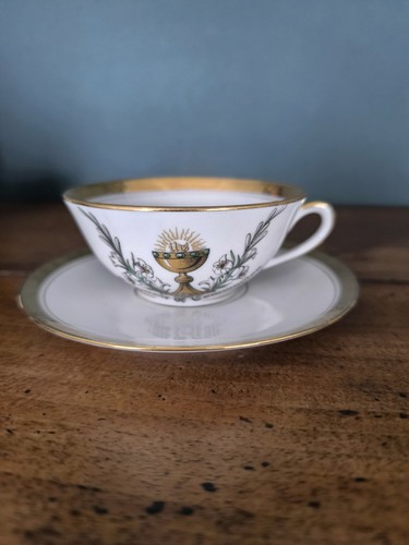 Ancienne tasse porcelaine - tasse,