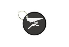 Porte cles clé clefs rond