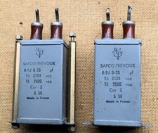 Lot de 2 condensateurs à bain