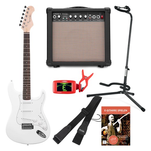 Pack guitare electrique - electrique, blanc