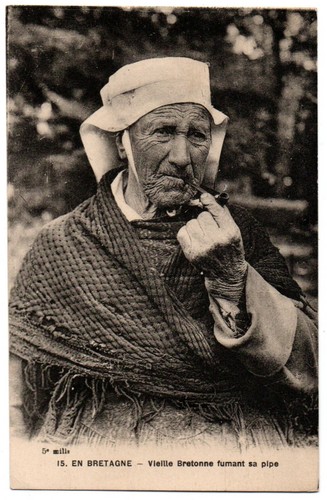 Cpa folklore bretagne - cpa,