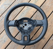 NEW LEATHER VW Volkswagen Golf MK6 VI 6 Tiguan Touran Caddy Polo Steering Wheel