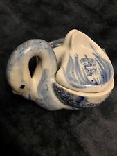 Vintage Rex Hotel Ho Chi Minh City (Saigon) Swan Double Egg Cup Signed C-1960