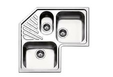 APELL ROAN3IAC Lavabo à Angle 83x83x50 CM 3 Baignoires Anti-rayures Encastré 8