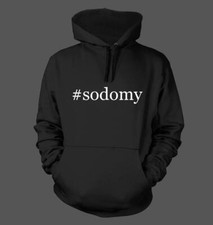 #sodomy - Men's Funny Hoodie NEW RARE