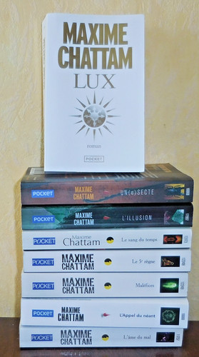 Lot livres maxime chattam - lot,
