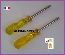 Lot 2 tournevis 3.8mm et 4.5mm