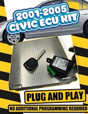 PROGRAMMED KEY PLUG & PLAY 01-02 HONDA CIVIC LX AT ECM ECU PCM 37820PLML51 NN