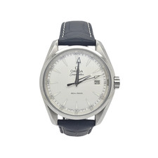 Omega Seamaster Aqua Terra Quartz 38.5mm Leather Strap Watch 231.10.39.60.02.001