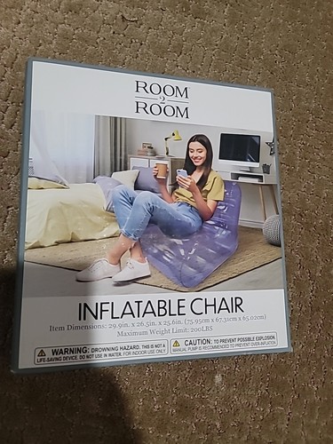 Clear inflatable blow chair - blow,