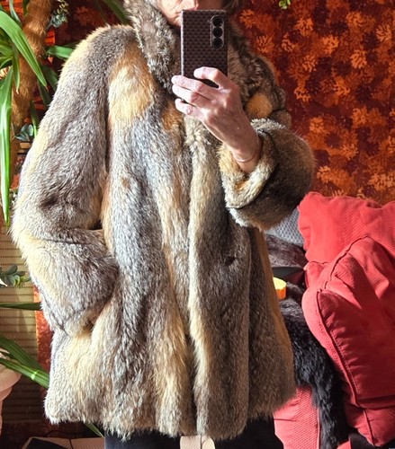 Veste fourrure renard - fourrure, de