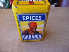 Banania box for spices, collection, kitchen decoration