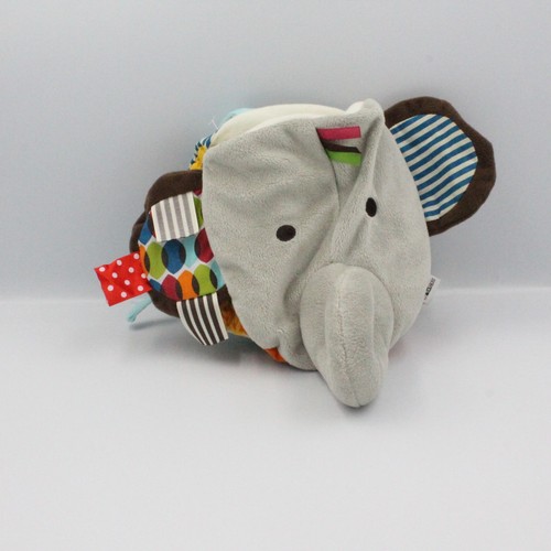 Doudou eveil livre éléphant