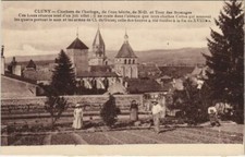 CPA AK Cluny Clocher de l'horloge FRANCE (1173793)