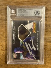 Josh Brolin SIGNED Thanos 2021 Marvel Black Diamond Facet BGS BAS AUTO Witnessed