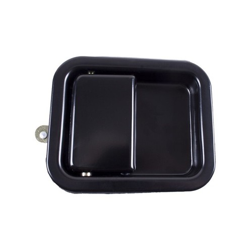 Poignee exterieur gauche noire - poignee,