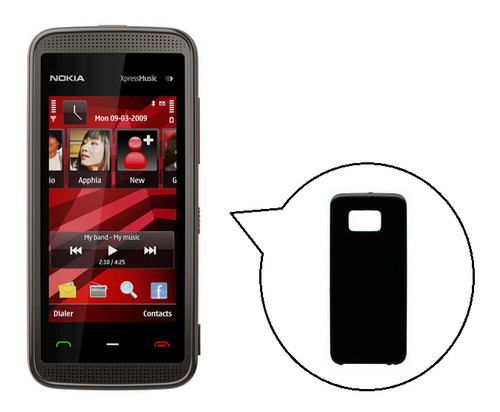 Coque arrière cache - /,