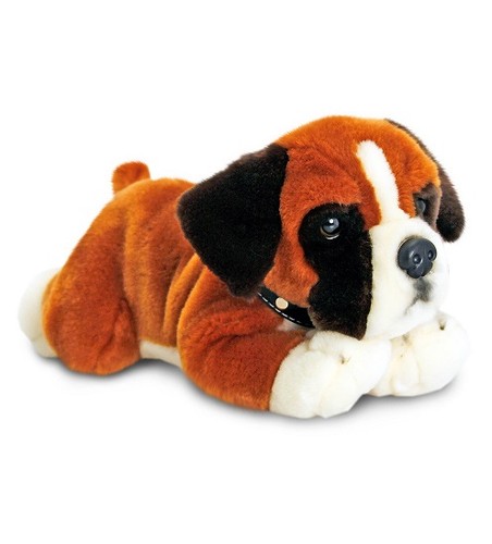 Peluche chien boxer 30cm - boxer,