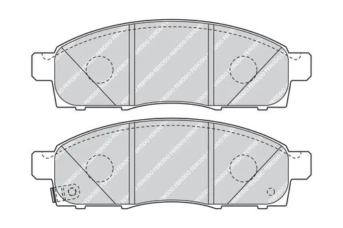 Plaquettes frein fvr4415 - de,