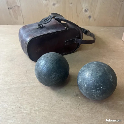 Ancienne paire boules - de,