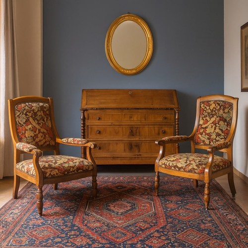 Fauteuils anciens noyer - anciens,