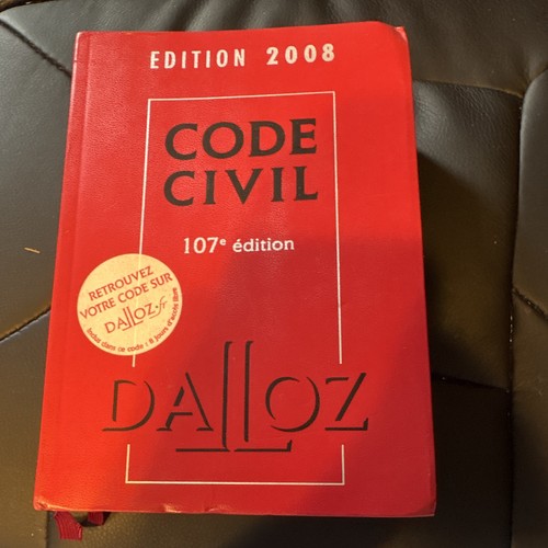 Dalloz code civil 2008 - dalloz,