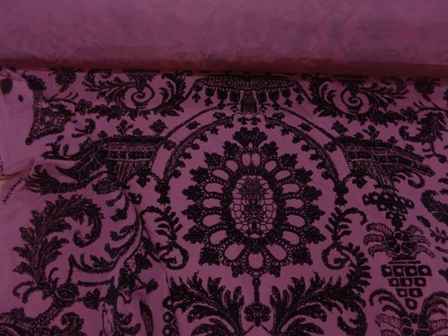 Tissu taffetas rose fuchsia - tissu,