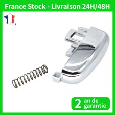 Bouton Frein à Main Chromé