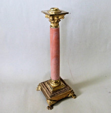 pied de lampe pétrole colonne