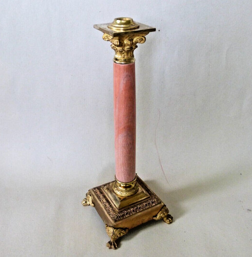 Pied lampe pétrole colonne - de,