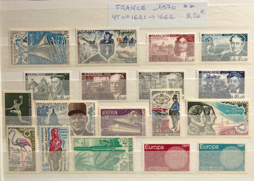 Timbres france 1970 - timbres,