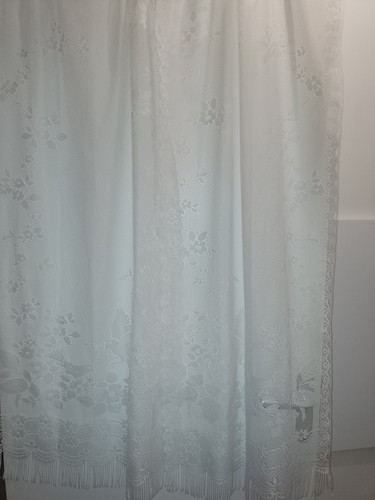 Pans voilages blanc bon etat - voilages,