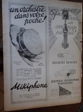 INNOVATION trunk stowage and Miciphone VADASZ + ZENITH pub ILLUSTRATION 1926 collar