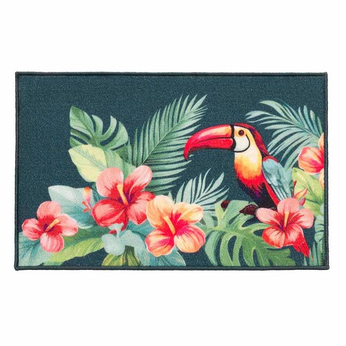 Tapis déco imprimé moorea - tapis,