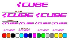 Kit d'autocollants en vinyle pour réglage de cadre de vélo de route Cube VTT