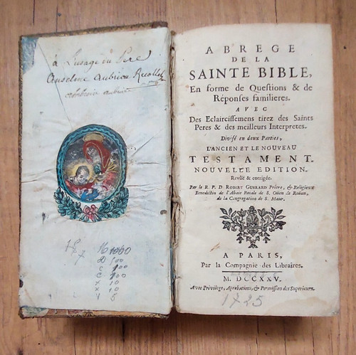 Abrégé sainte bible - de, la