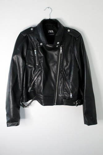 Zara veste moto - , noir