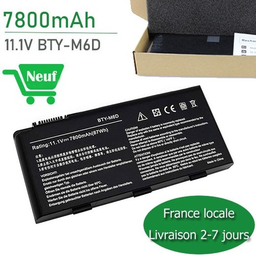 7800mah bty m6d batterie pour - 7800mah, bty-m6d